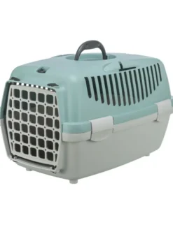 TRIXIE Transportbox Capri hellgrau, salbei bis 6 kg
