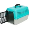 TRIXIE Transportbox Capri hellgrau, türkis bis 4 kg