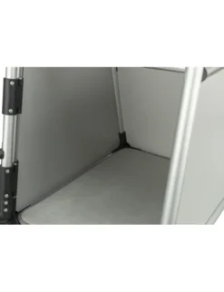 TRIXIE Transportbox doppelt Aluminium hellgrau, silber 93x64x83 cm