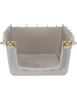 TRIXIE Transportbox Gulliver dunkelgrau, hellgrau 52x51x72 cm
