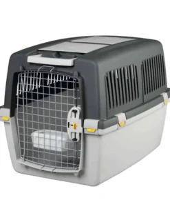 TRIXIE Transportbox Gulliver dunkelgrau, hellgrau 52x51x72 cm