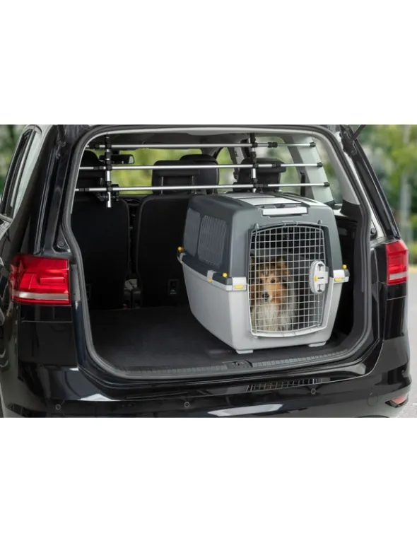 TRIXIE Transportbox Gulliver 6 dunkelgrau, hellgrau 64x64x92 cm