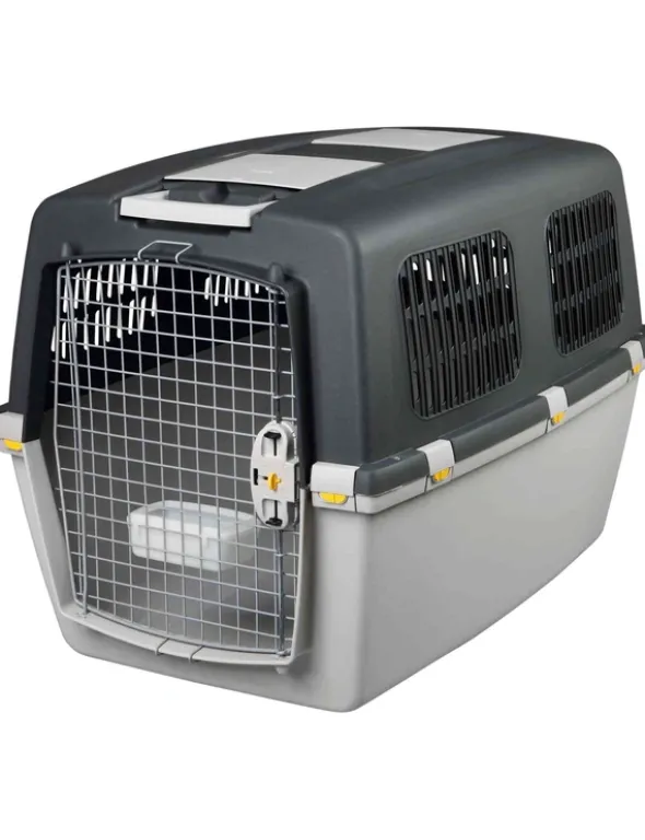 TRIXIE Transportbox Gulliver 6 dunkelgrau, hellgrau 64x64x92 cm