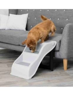 TRIXIE Treppe für Hunde hellgrau 34x39x54cm