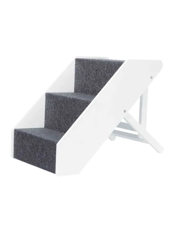TRIXIE Treppe höhenverstellbar weiß