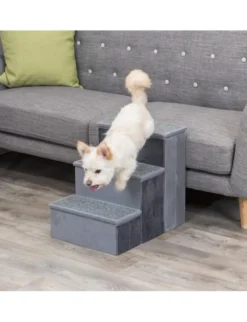 TRIXIE Treppe mit Stauraum grau