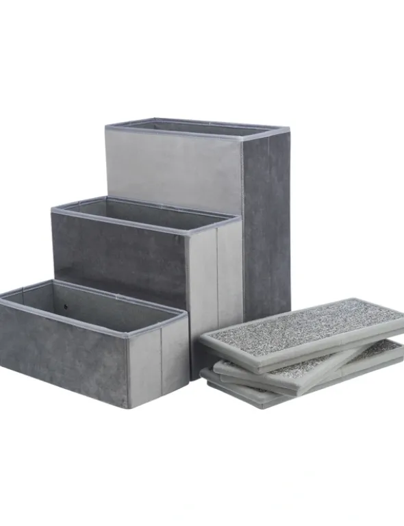 TRIXIE Treppe mit Stauraum grau