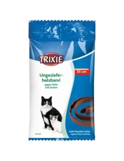TRIXIE Ungezieferhalsband Katzen braun bis 35 cm