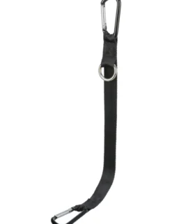 TRIXIE Universal-Anschnallschlaufe Karabiner schwarz