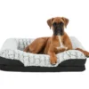 TRIXIE Vital Bett Lino eckig grau, schwarz 70x55 cm