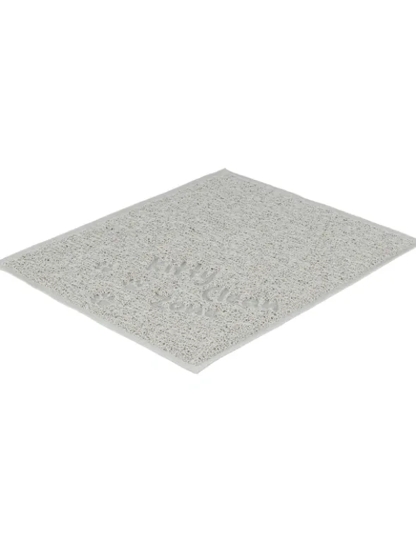 TRIXIE Vorleger für Katzentoiletten Kitty hellgrau 37x45 cm