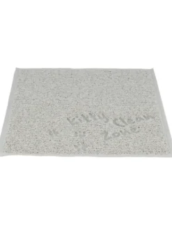 TRIXIE Vorleger für Katzentoiletten Kitty hellgrau 37x45 cm