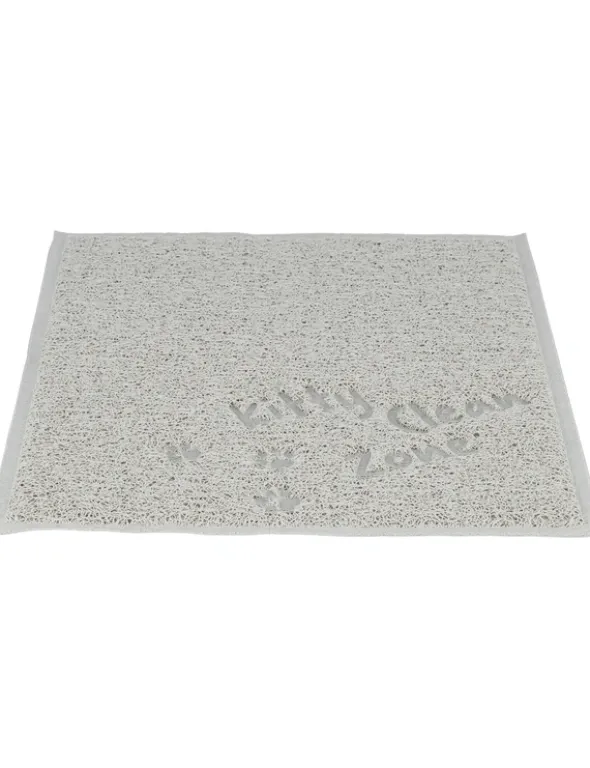 TRIXIE Vorleger für Katzentoiletten Kitty hellgrau 37x45 cm