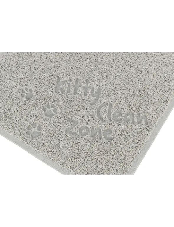 TRIXIE Vorleger für Katzentoiletten Kitty hellgrau 37x45 cm