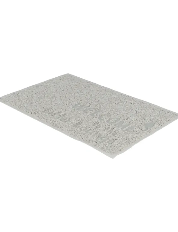 TRIXIE Vorleger für Katzentoiletten Welcome hellgrau 40x60 cm