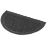 TRIXIE Vorleger Katzentoiletten halbrund anthrazit 41 x 25 cm