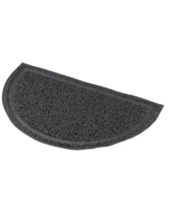 TRIXIE Vorleger Katzentoiletten halbrund anthrazit 41 x 25 cm