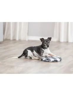 TRIXIE Wärmekissen für Mikrowelle schwarz, weiß Ø 26 cm