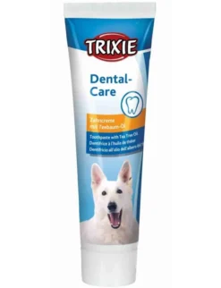 TRIXIE Zahncreme mit Teebaumöl für Hunde weiß 100g