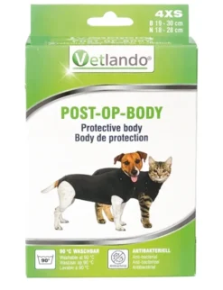 Vetlando Post OP Body schwarz XXXXS