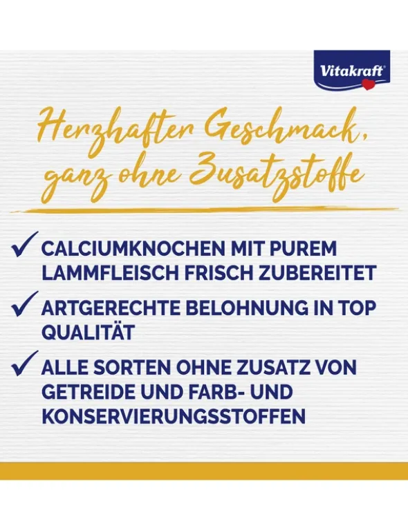 Vitakraft Bonas Calciumknochen Lamm 80g