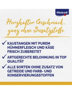 Vitakraft Bonas Kaustangen Huhn & Käse 80g