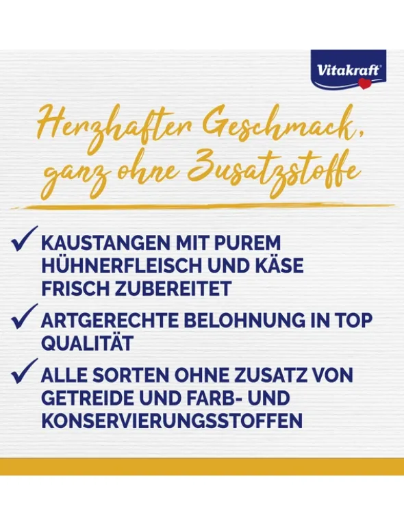 Vitakraft Bonas Kaustangen Huhn & Käse 80g