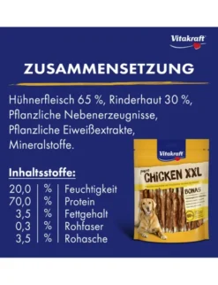 Vitakraft Bonas XXL Rinderhaut & Huhn 200g
