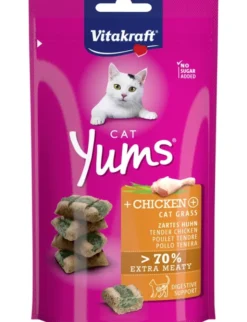 Vitakraft Cat Yums Huhn & Katzengras 40g
