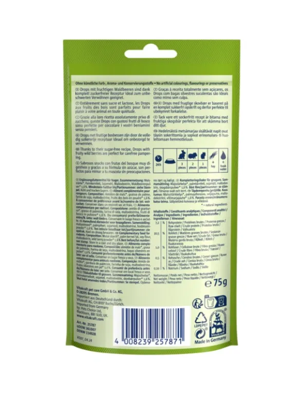 Vitakraft Drops für Nager Waldbeere 75g