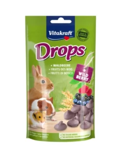 Vitakraft Drops für Nager Waldbeere 75g