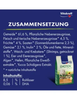 Vitakraft Emotion Beauty Selection All Ages Getreide, Gemüse & Rosinen 300g