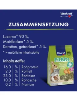 Vitakraft Fit Bits Karotte & Mais 500g