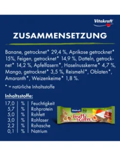 Vitakraft Frutti & Corn Fruchtschnitte für Nager 30g