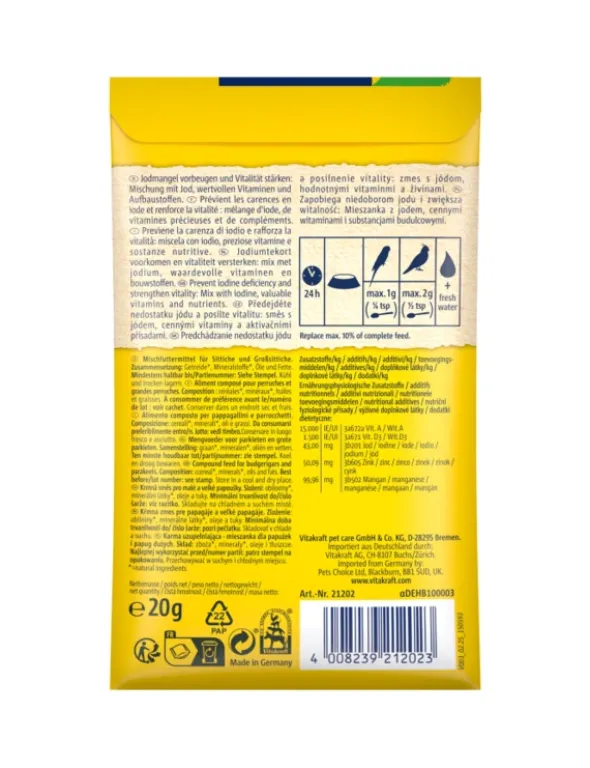 Vitakraft Jod Rapid für Sittiche 20g