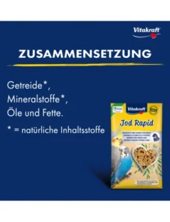 Vitakraft Jod Rapid für Sittiche 20g