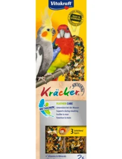 Vitakraft Kräcker 2er Feather Care für Großsittiche 180g
