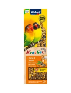 Vitakraft Kräcker 2er für Agaporniden Honig & Sesam 180g
