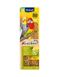 Vitakraft Kräcker 2er für Großsittiche Kiwi & Citrus 180g