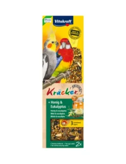 Vitakraft Kräcker 2er für Großsittiche Honig & Eukalyptus 180g