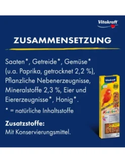 Vitakraft Kräcker 2er für Kanarien Color Boost 54g