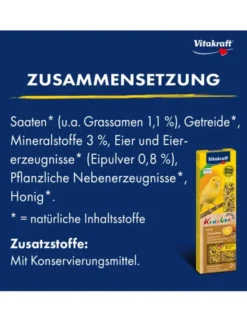 Vitakraft Kräcker 2er für Kanarien Ei & Grassamen 54g