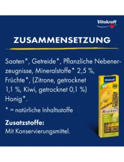 Vitakraft Kräcker 2er für Kanarien Kiwi & Citrus 60g