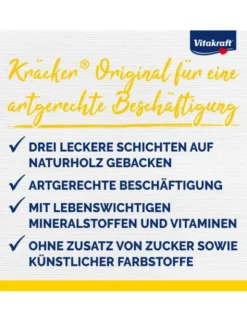 Vitakraft Kräcker 2er für Papageien Dattel & Nuss 180g
