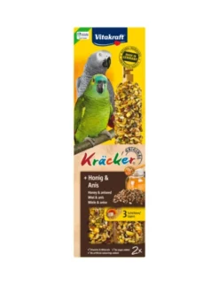 Vitakraft Kräcker 2er für Papageien Honig & Anis 180g