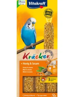 Vitakraft Kräcker 3er für Sittiche Honig & Sesam 90g
