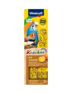 Vitakraft Kräcker 2er für Sittiche Ei & Grassamen 54g