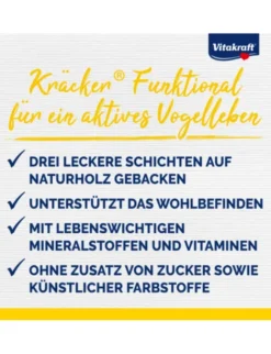 Vitakraft Kräcker 2er für Sittiche Energy Kick 60g