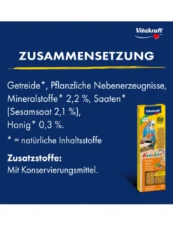 Vitakraft Kräcker 2er für Sittiche Honig & Sesam 60g