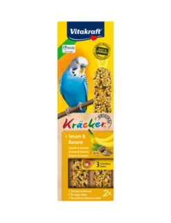 Vitakraft Kräcker 2er für Sittiche Sesam & Banane 60g